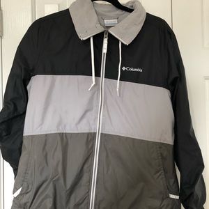 Columbia fleece lined windbreaker